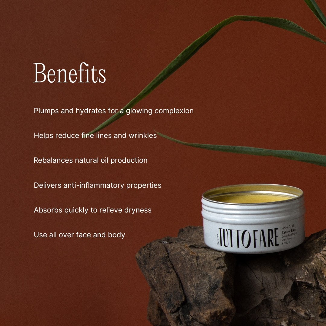 Holy Grail Tallow Balm key benefits